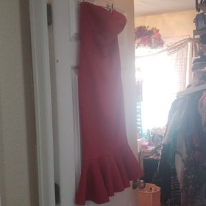 Trumpet bottom dress